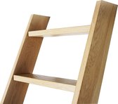 Houten bibliotheektrap |   nature eiken - 11 treden (209 cm)