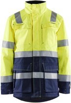 Blaklader Vlamvertragende Winterparka 4467-1514 - High Vis Geel/Marineblauw - 4XL