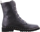 Tango | Bee 5152-e black leather blind closure boot with studs - black sole/studs welt | Maat: 36