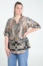 Paprika Dames Bedrukte blouse Iris - Outdoorblouse - Maat 52
