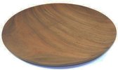 Assiette plate en bois Floz - lot de 2 - bois d'acacia - commerce durable et équitable