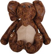 Esschert Design Deurstopper Olifant 25,4 X 11 Cm Polyester Bruin