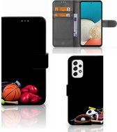 GSM Hoesje Geschikt voor Samsung Galaxy A53 Bookcover Ontwerpen Voetbal, Tennis, Boxing… Sports