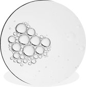 WallCircle - Wandcirkel - Muurcirkel - Meerdere druppels bij elkaar - Aluminium - Dibond - ⌀ 60 cm - Binnen en Buiten