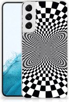 Bumper Hoesje Geschikt voor Samsung Galaxy S22 Plus Smartphone hoesje Illusie