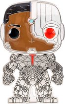 Action Figure DC Justice League Power Slingers Cyborg Da 6 Pollici, Con Accessorio E Funzione Di Sparo