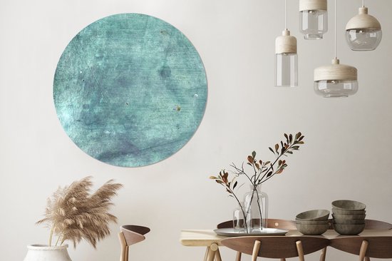 Wall Circle - Wall Circle Indoor - Rouille - Fer - Blauw - ⌀ 150 cm - Décoration murale - Peintures Ronds