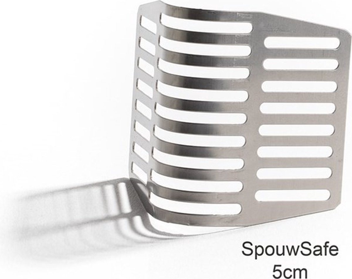 Spouwsafe achtervoegrooster rvs 5cm