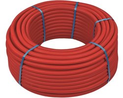 Henco Standard flexibele meerlagenbuis met mantel - 16 x 2 mm 100 meter rood