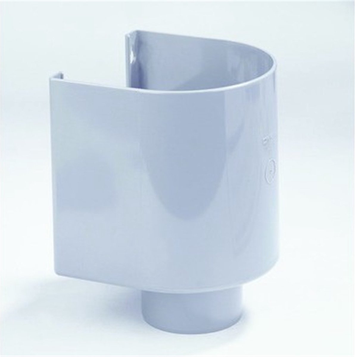 Pvc Vergaarbak Ø100 mm Grijs