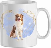 Mok Australian shepherd 4.3| Hond| Hondenliefhebber | Cadeau| Cadeau voor hem| cadeau voor haar | Beker 31 CL