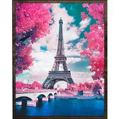 Eagle® Peinture de diamants Adultes - Tour Eiffel à Paris - 50x40cm - Pierres Rondes