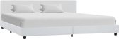 vidaXL Bedframe kunstleer wit 180x200 cm