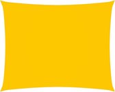 vidaXL Zonnescherm rechthoekig 4x5 m oxford stof geel