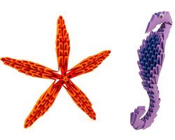 CREAGAMI - Origami 3D 4er Set Meer 552 Teile
