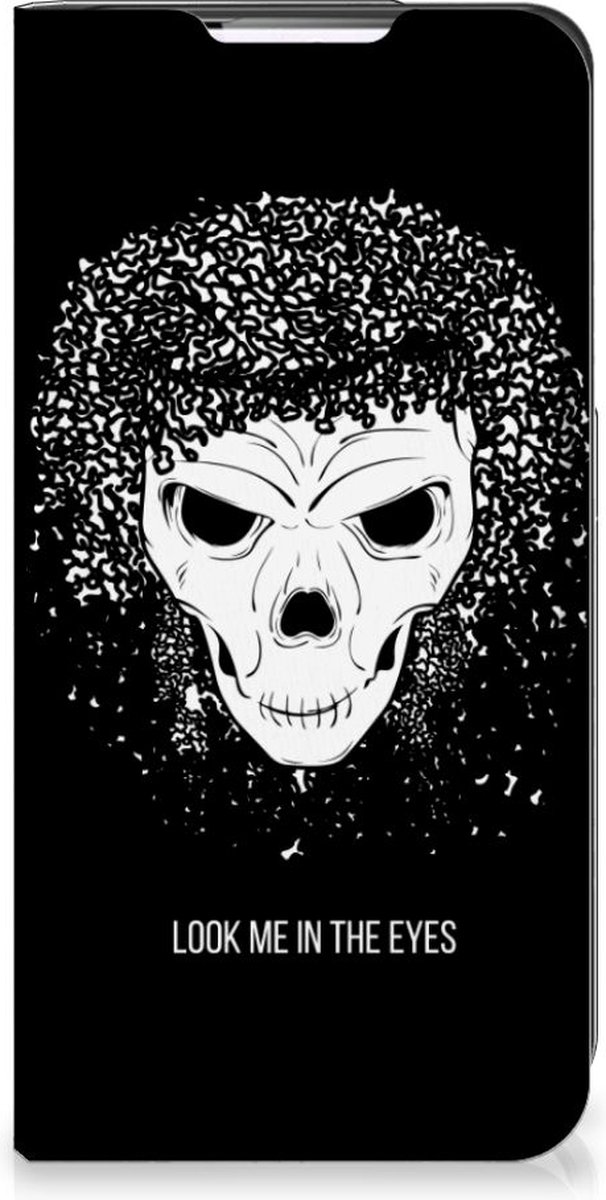 Book Case voor Mobiel BookCase Samsung Galaxy S22 Skull Hair