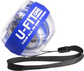U-Fit One PowerBall met Autostart - Forceball - WristBall - Spinner - Handtrainer - Polstrainer - Stressbal - Blauw