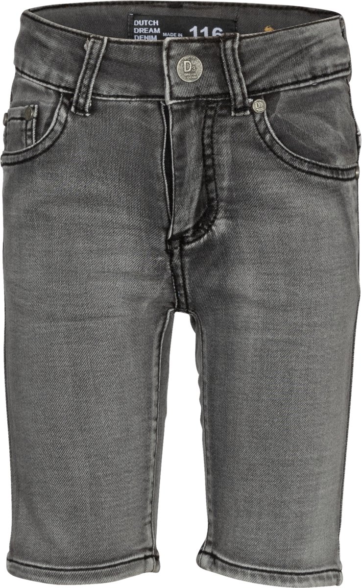 DDD jongens korte jeans Duniani Extra Slim Fit Black