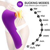 Vibrator voor vrouwen -- Clitorisstimulator -- Luchtdruk stimulator-- usb oplaadbaar-- 10 Standen -- Vibrator met zuigfunctie -- Draadloos