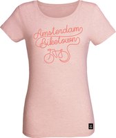 Fox Originals Amsterdam Line Bike T-shirt Roze Dames Katoen Maat XS
