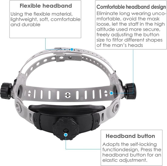 Casque de soudage solaire 2 capteur d'arc large abat-jour 4/9-13 TIG MIG batteri Casque de soudage solaire 2 capteur d'arc large abat-jour 4/9-13 TIG MIG batteri