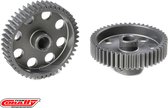 Team Corally - 64 DP Motortandwiel - Kort - Hard geanodiseerd AL7075 - 48 Tanden - Motoras dia. 3.17mm