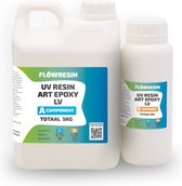 FLOW RESIN UV Resin Art Epoxy LV - dun - 5.00 kg