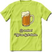 Zo Weekend, Tijd Om Bij Te Tanken T-Shirt | Bier Kleding | Feest | Drank | Grappig Verjaardag Cadeau | - Groen - M