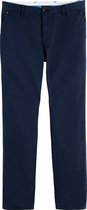 Scotch and Soda - Chino Stuart Donkerblauw - Regular-fit - Chino Heren maat W 38 - L 34