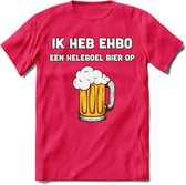 Ik Heb EHBO T-Shirt | Bier Kleding | Feest | Drank | Grappig Verjaardag Cadeau | - Roze - M