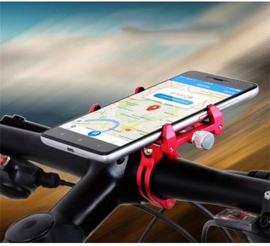 Foto: Telefoonhouder fiets mountainbike waterdicht apollo geschikt voor iphone 12 pro max fietshouder fiets telefoon houder waterdicht houder fiets telefoon fietstas rood gub g 86 red