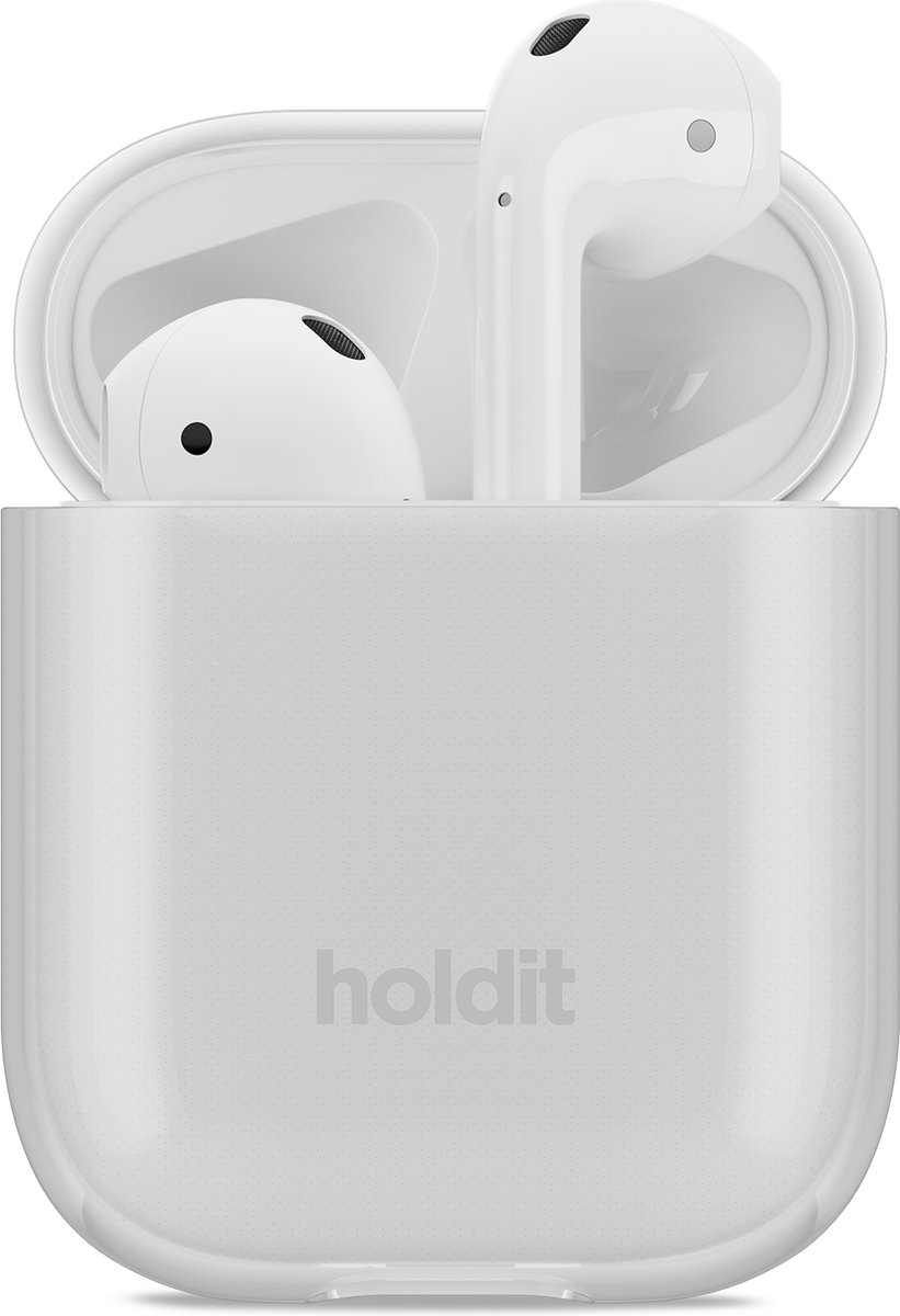 Holdit - Airpods 2/1, hoesje Seethru, wit