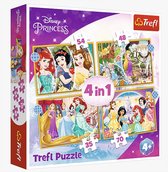 Treft Puzzel 4 in 1 Princess Happy Day