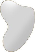 Kare Spiegel Shape Brass 110x120cm