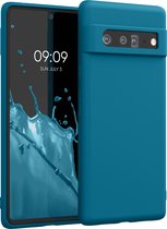 kwmobile telefoonhoesje voor Google Pixel 6 Pro - Hoesje voor smartphone - Back cover in Caribisch blauw