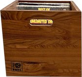 Houten Vinyl Platen Box – Handgemaakt – Walnoot