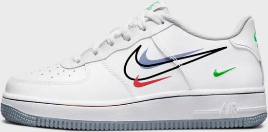 genetisch voetstappen Distilleren Nike Air Force 1 Low Sneakers - White Green Spark - Maat 39 | bol.com