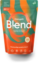 Orangefit Blend Proteine Poeder - Vegan Proteine Shake - 750g (25 shakes) - Eiwitshake Vanille - met BCAA & Kurkuma - Pre / Post Workout