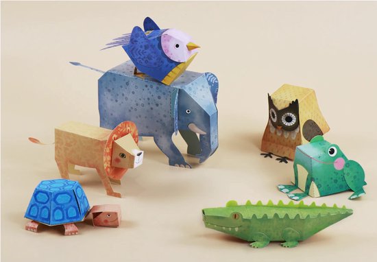 Feuilles pliantes - Origami - Pliage d'animaux 3D - Éléphant, Lion,  Abeille, Tortue,... | bol.com
