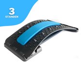 QNIC - Backstretcher - Rugstretcher - Postuur corrector - Rug corrector- Blauw - 3 Standen - GRATIS STRETCH INSTRUCTIE BLAD