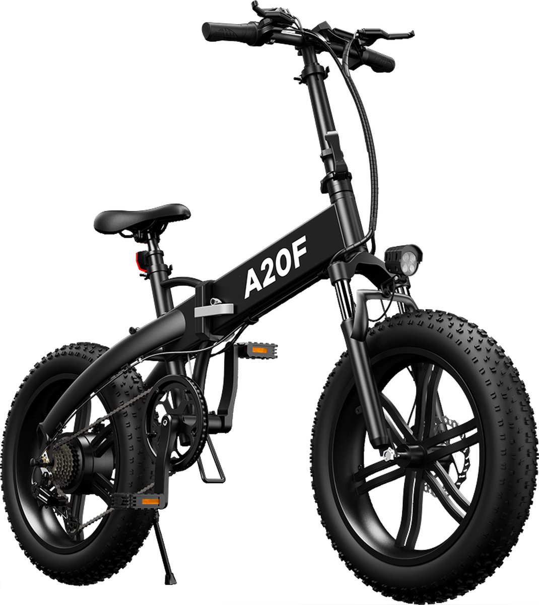 Ado Stay-on ADO Stay on A20F E Bike Elektrische Vouwfiets Fatbike Shimano 7 Versnellingen 20 Inch Zwart online kopen