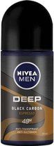 Nivea Deo Roll-on Men - Deep Black Carbon Espresso - 50ml