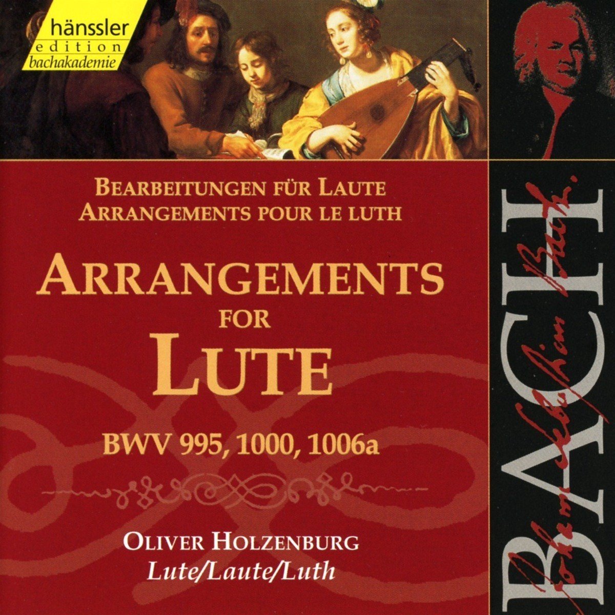 Oliver Holzenburg - Arrangements For Lute(Bwv 995, 1000 (CD)