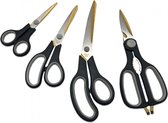 Genius Ideas Titanium Coated Scissors (4pcs)