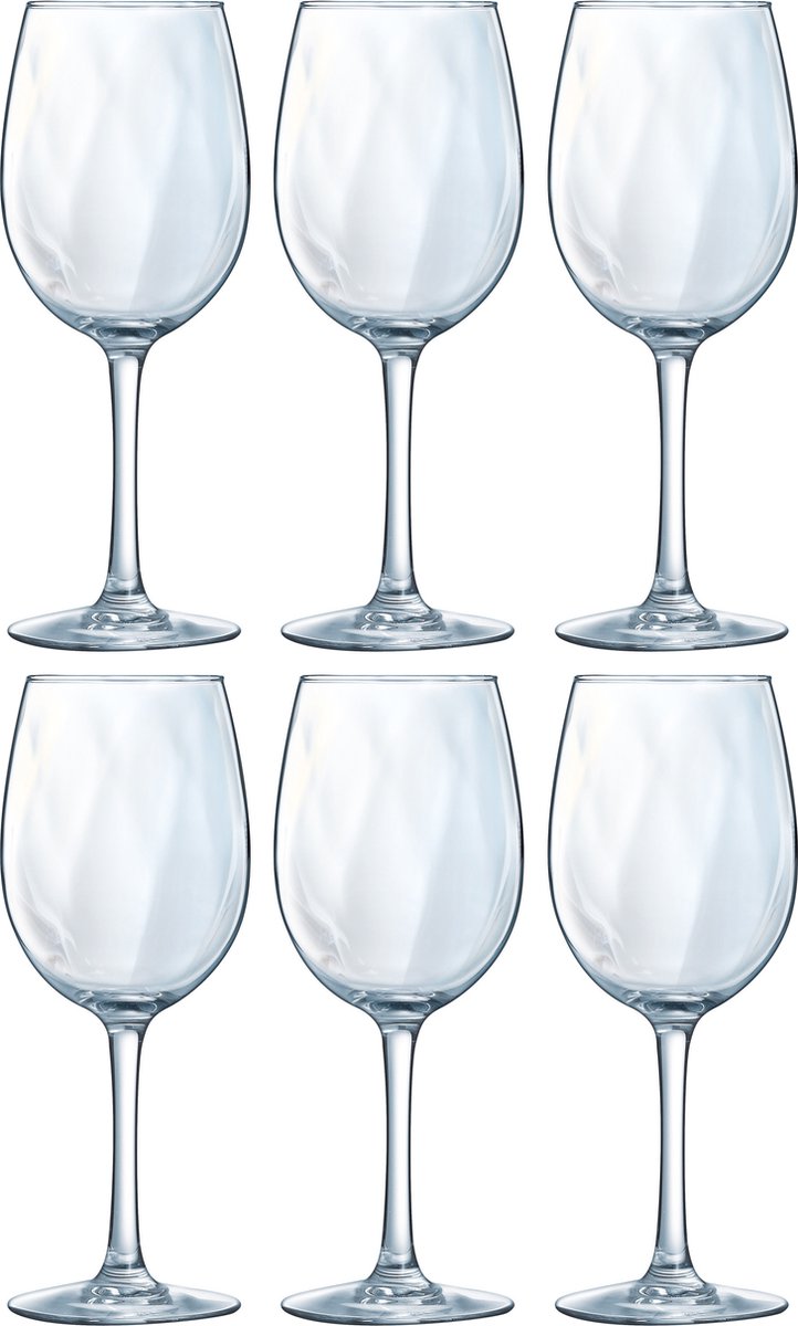 6x Stuks wijnglazen voor rode wijn 580 ml - Dolce Vina - Wijn glazen