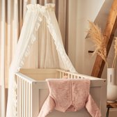 Jollein - Baby Sluier Vintage Ruffle (Ivory) - Katoen - Polyester - Baby Sluier, Bed Hemeltje - 155cm