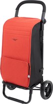 Carlett URBAN Style Boodschappentrolley - 38 L- 2 wielen - Opvouwbaar - Cherry Rood