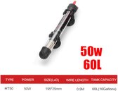 Aquarium Combi Heater 50W - Combi Verwarmer Thermostaat Verwarming Verwarmingselement Aquarium