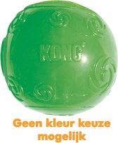 Kong Squeezz Ball XL - Piepend Speelgoed - 9 cm  - Rood/Blauw/Groen