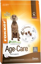 Fokker age-care senior hondenvoer 13 kg